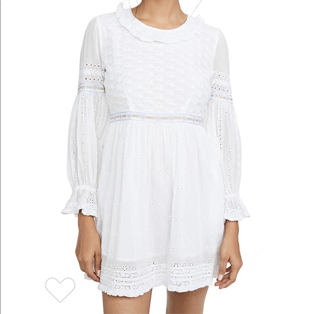 NWT LoveShackFancy Jullian dress - Picture 6 of 9